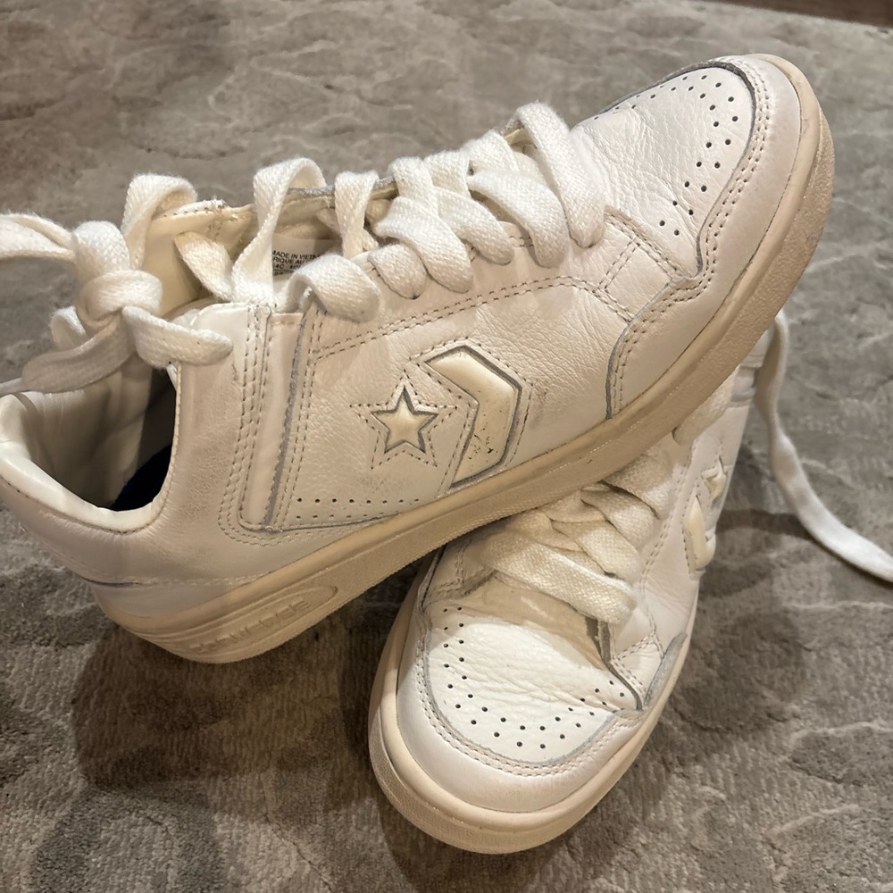 Converse Weapon Low Mono Pack Vintage White unisex men’s 6 women’s 7.5 - Picture 5 of 7